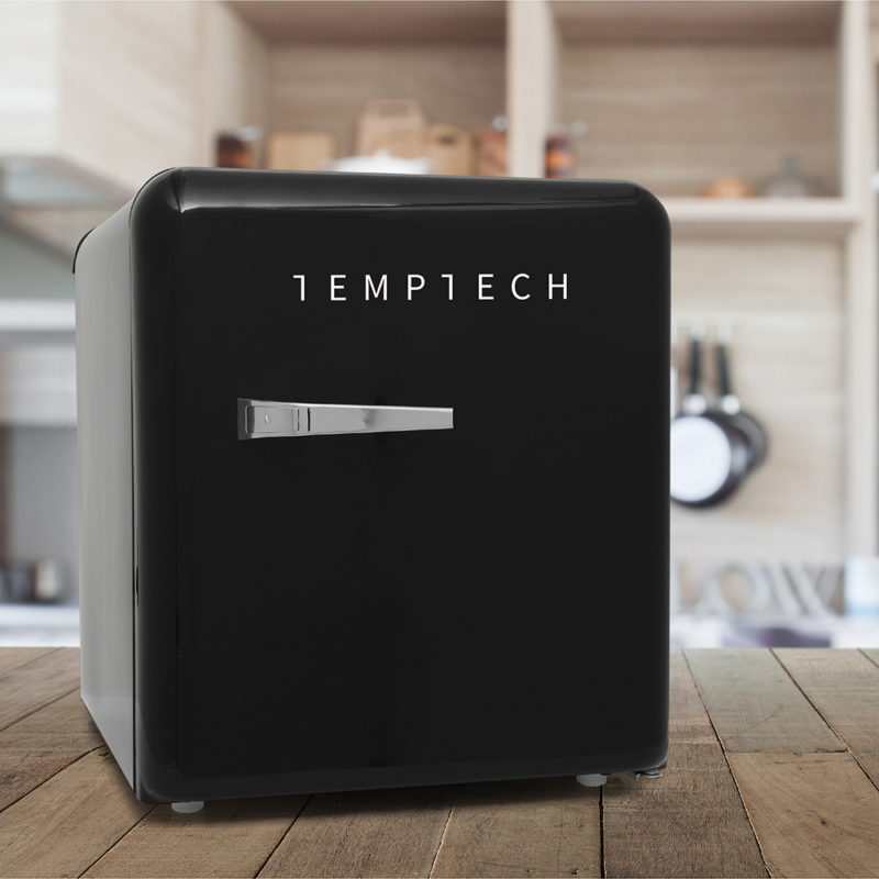 Temptech VINT450BLACK vintage minibar - TEMPTECH